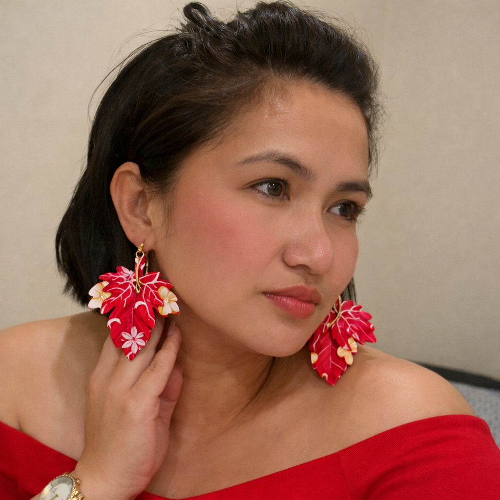 Drop spring leaf 🍁 earrings