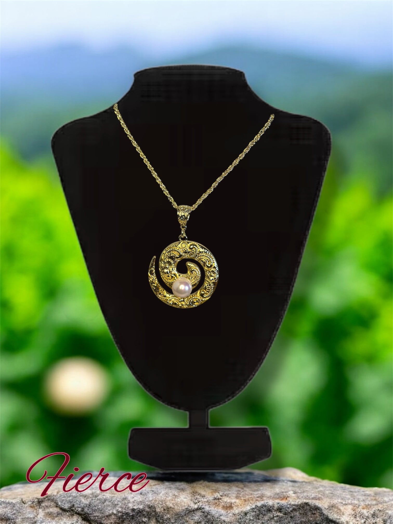 Gold plated necklace