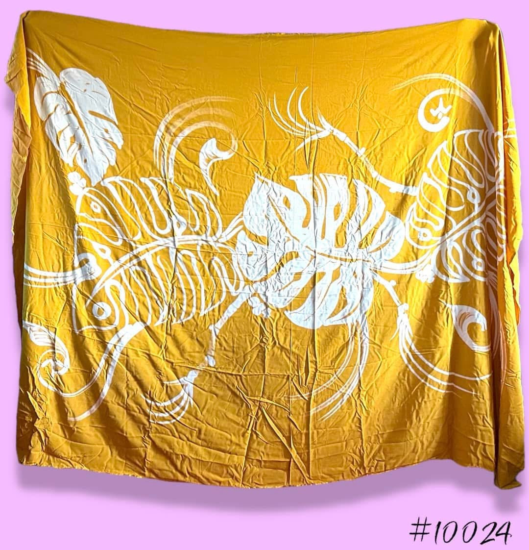 Monster Leaf design Lavalava